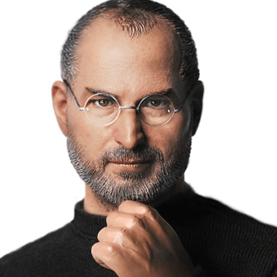 Portrait image of Steve Jobs